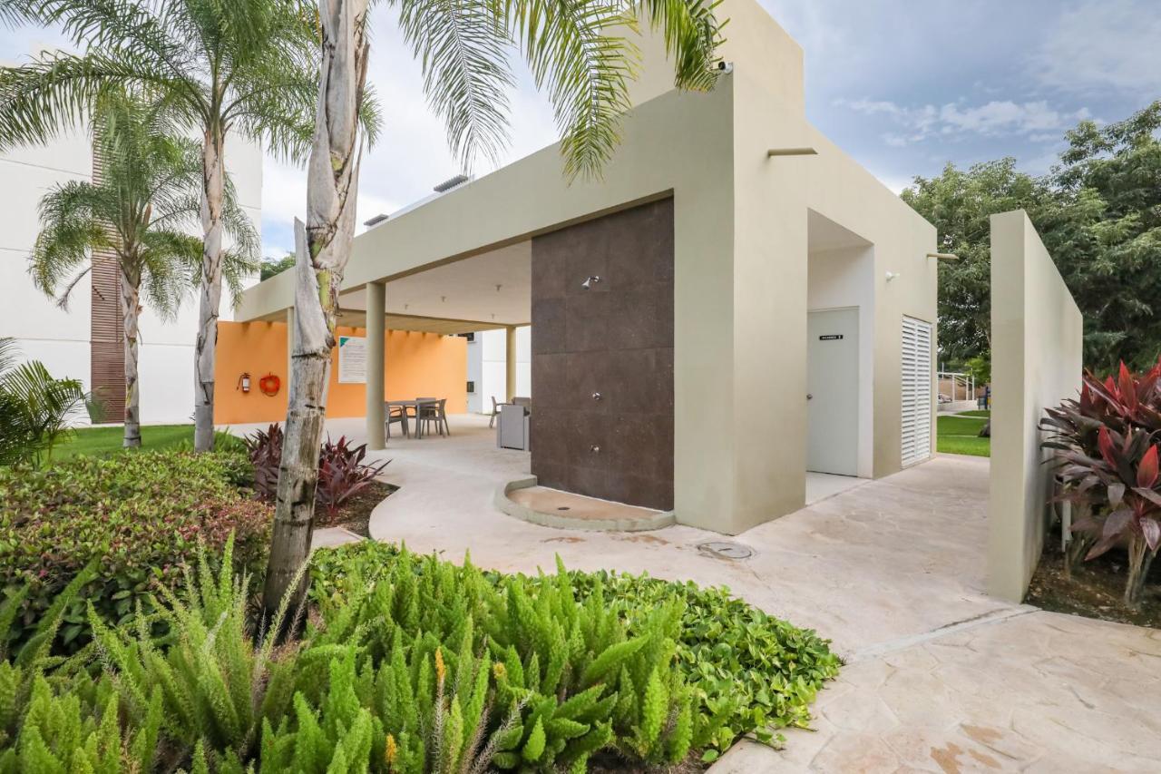 Departamento Lirios Residencial Para 5 Alberca Cancún Exteriör bild