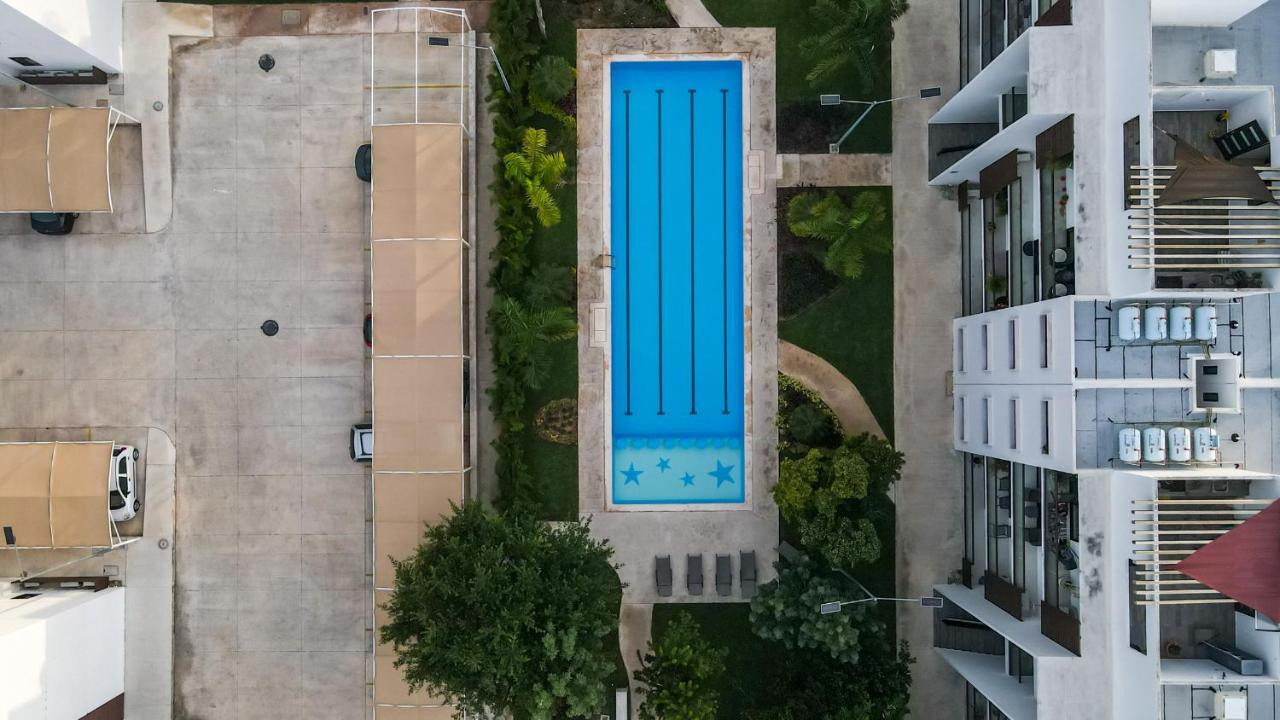 Departamento Lirios Residencial Para 5 Alberca Cancún Exteriör bild